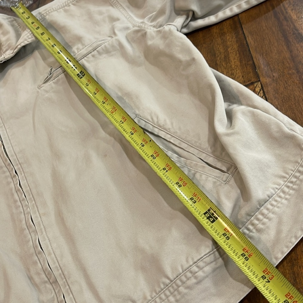 Vintage Chaps Ralph Lauren Men’s Zip Up Jacket tan size XL - Picture 4 of 14